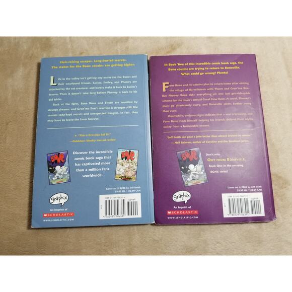 Bone Book The Great Cow Race - Eyes of the Storm Jeff Smith 2006 Vintage - Picture 11 of 13